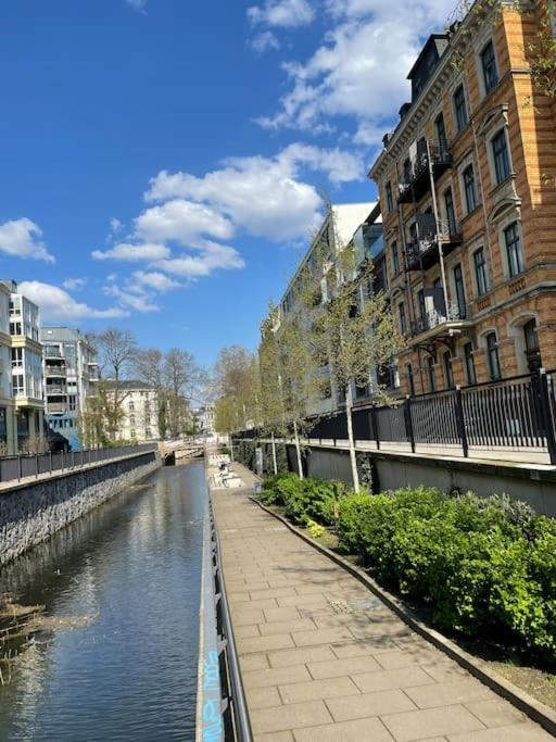 Innenstadt Refugium In Ruhiger Wasserlage+Balkon ไลป์ซิก ภายนอก รูปภาพ